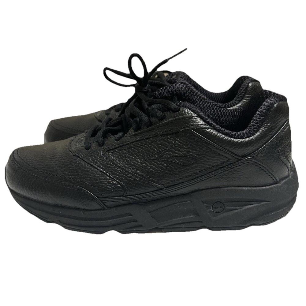 Brooks Women’s Addiction Walker 1200321B001 Black Leather Running Shoes Sz 8.5 B - Picture 3 of 12